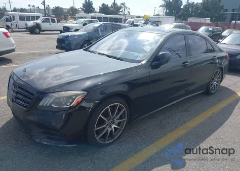 2018 Mercedes-Benz S 560 из США, поврежденный, VIN WDDUG8DB8JA409789